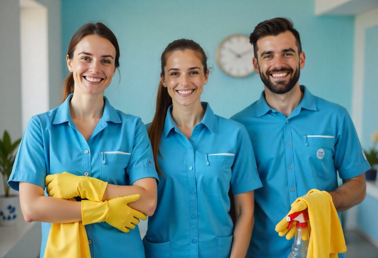 Gridoraq cleaning team